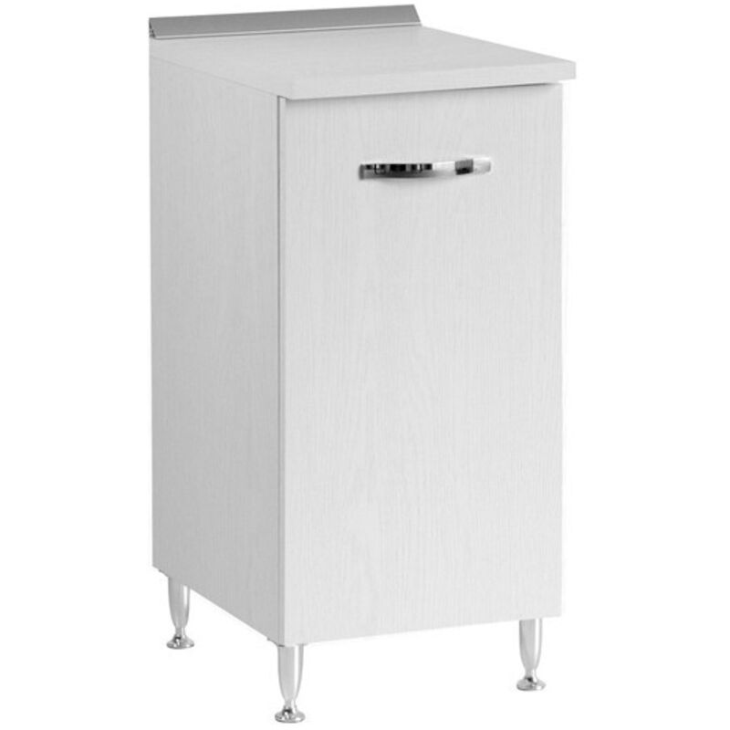 foto del prodotto argonauta - mobile base per cucina bianco frassinato 1 anta cm 40x50xh 85
