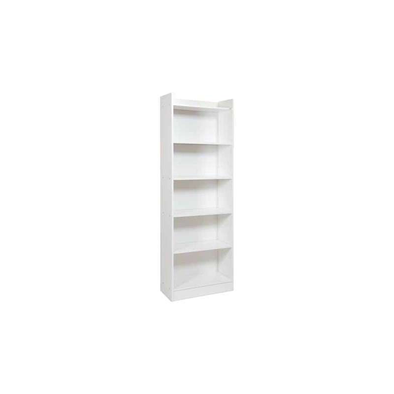 foto del prodotto argonauta mobile libreria bianco frassinato 6 ripiani h180x64x29 cm alessia 