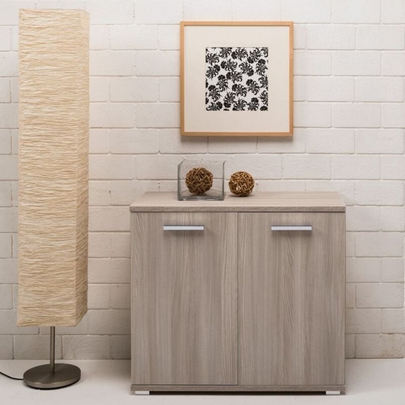 foto del prodotto argonauta mobile multiuso in legno nobilitato per interno olmo cm 90xh80x45