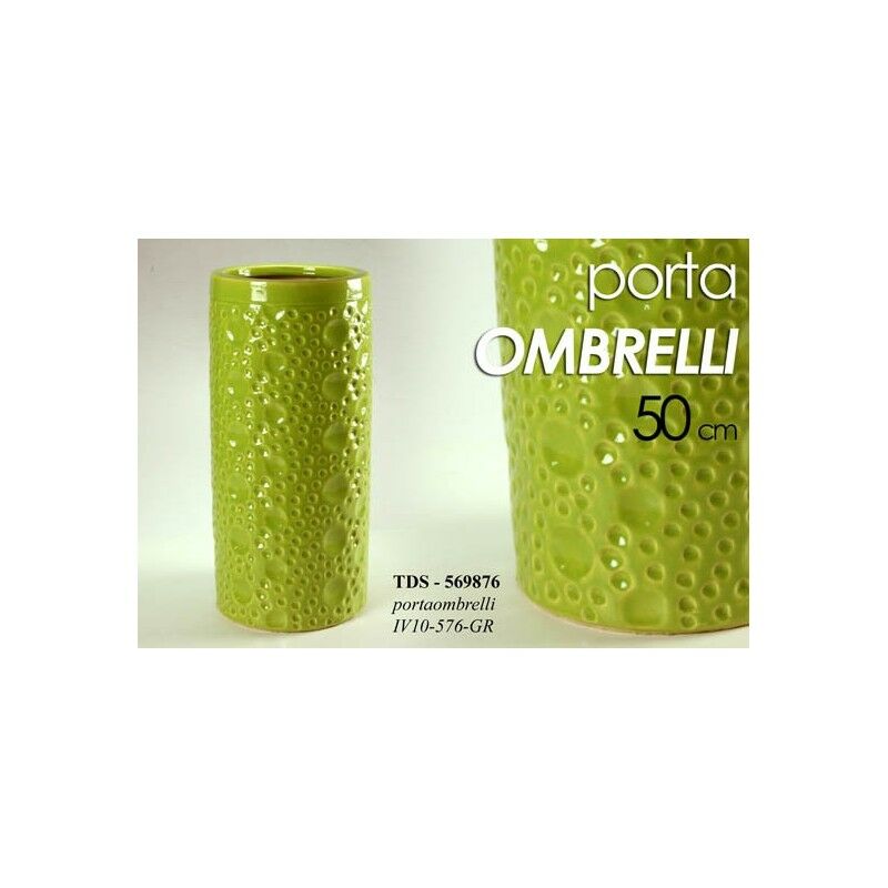 foto del prodotto argonauta portaombrelli da ingresso verde bollicine salvaspazio design cm 50 h