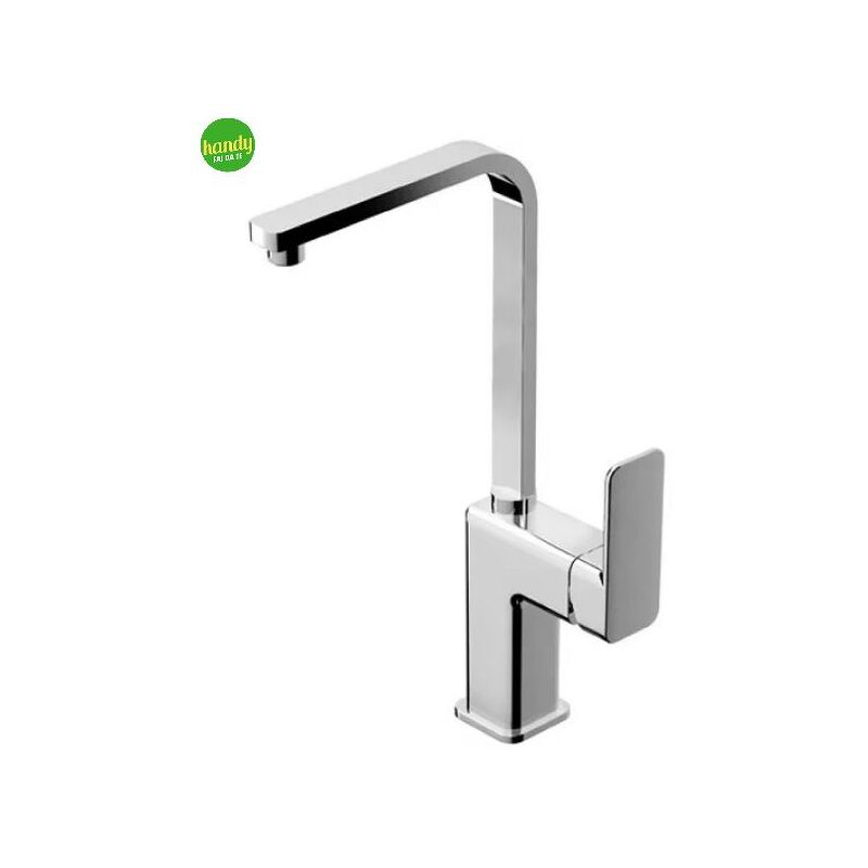 foto del prodotto argonauta rubinetto miscelatore monocomando cromato per lavello con canna alta quadra serie tono 3 8 eurorama