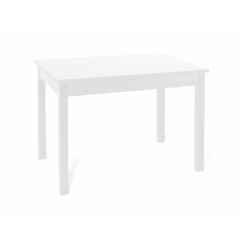 foto del prodotto argonauta - tavolo da pranzo bianco frassinato in legno nobilitato cm 70x110