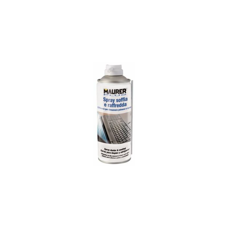foto del prodotto aria compressa bombola spray maurer ml 400 con convogliatore 28303 