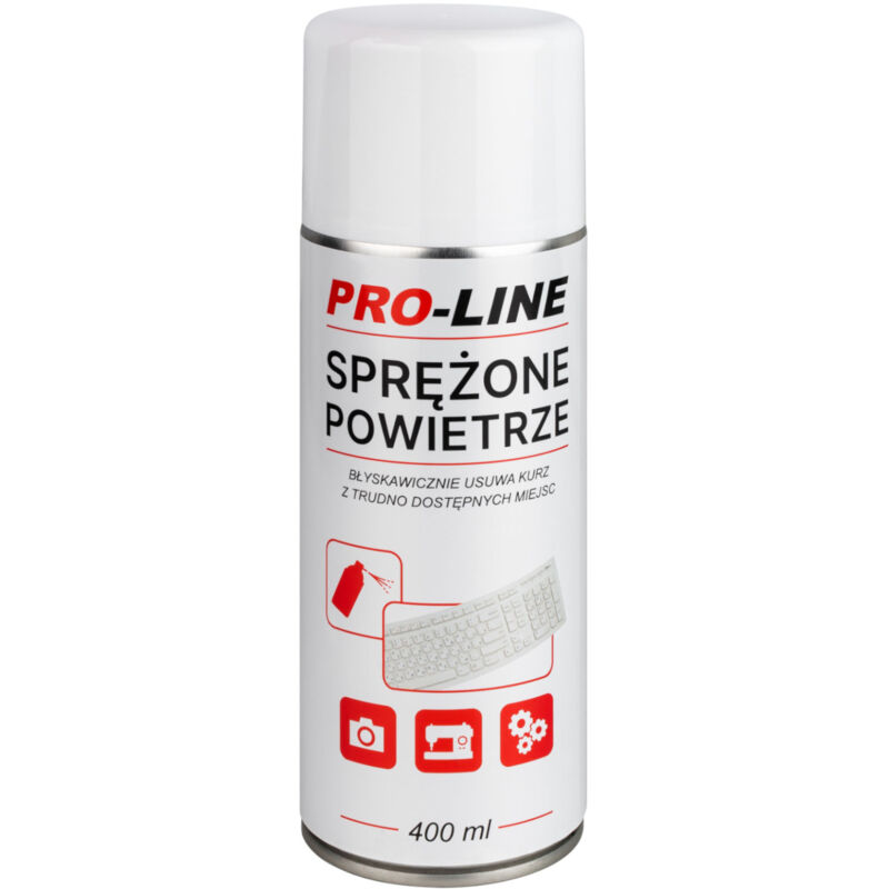 foto del prodotto aria compressa per la pulizia dell elettronica delle macchine da cucire pro line spray 400ml
