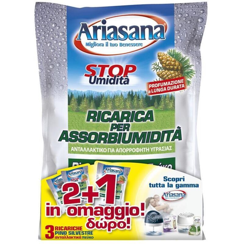 foto del prodotto ariasana 945802 assorbitore di umidit domestico e ricarica per assorbitore assorbitore ricarica assorbiumidit e odori