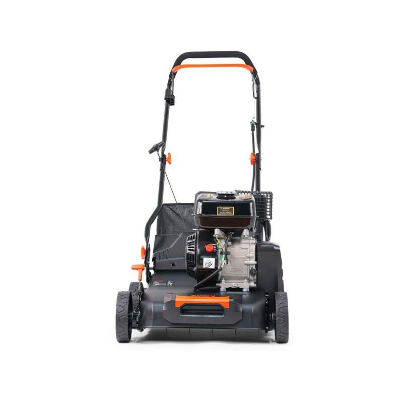 foto del prodotto arieggiatore scarificatore a scoppio raccoglierba motore 4 tempi benzina 5.6cv 40cm bv240eco fuxtec
