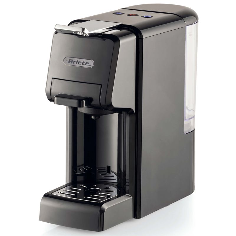 foto del prodotto ariete 1304 macchina da caffè a cassetti, 1350w, capacità serbatoio 0,7l, pressione 19 bar, 2 tipologie di caffè, capsule nespresso , dolcegusto , lavazza a modo mio , cialde e polvere, nero - 8003705123830