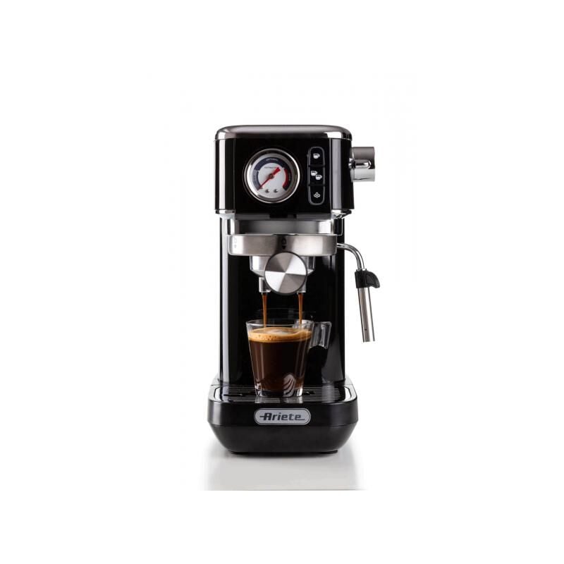 foto del prodotto ariete 1381 macchina da caff con manometro con caff in polvere e cialde