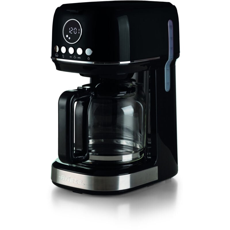 foto del prodotto ariete 1396 macchina caffè filtro americano 15 tazze 1,5l nero display lcd 900w