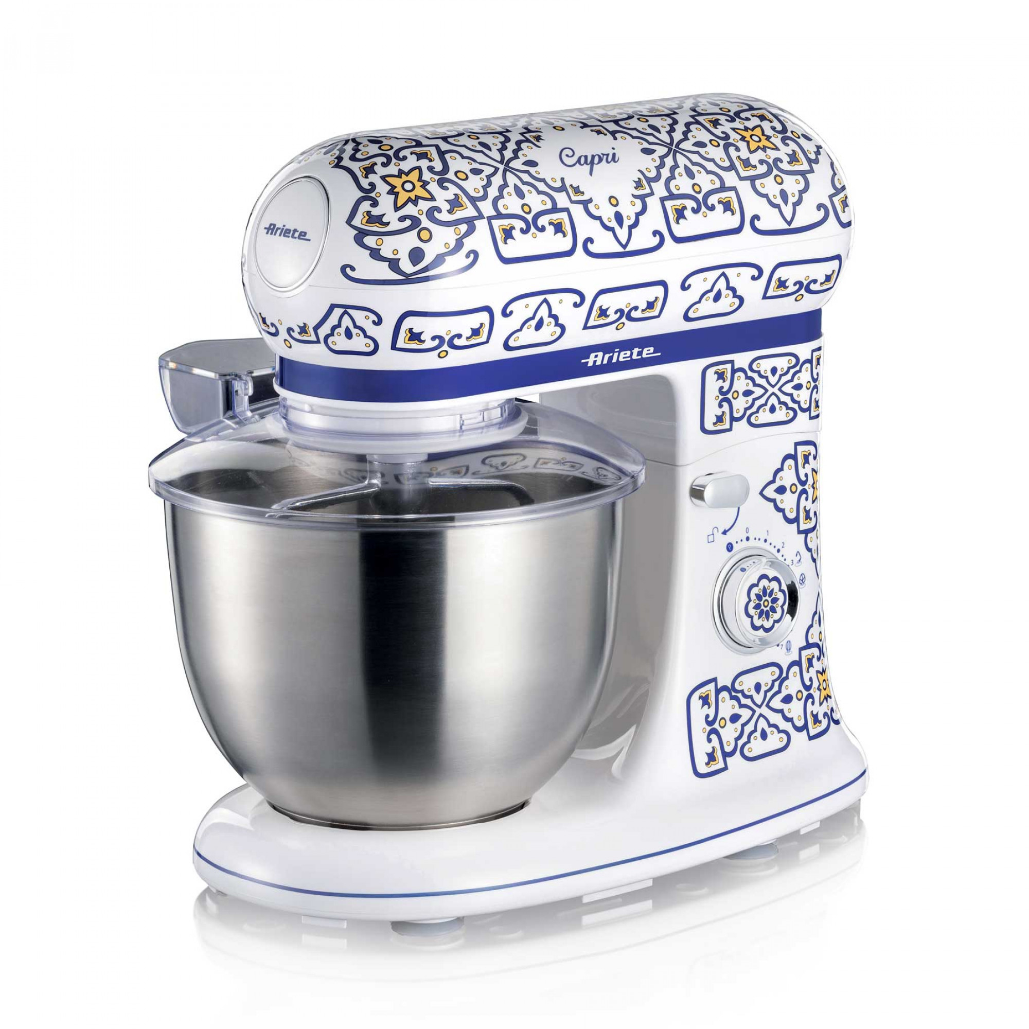 foto del prodotto ariete 1588 impastatrice capri, planetaria, 7 velocit , 2400 watt, 5,5 litri, tazza acciaio inox