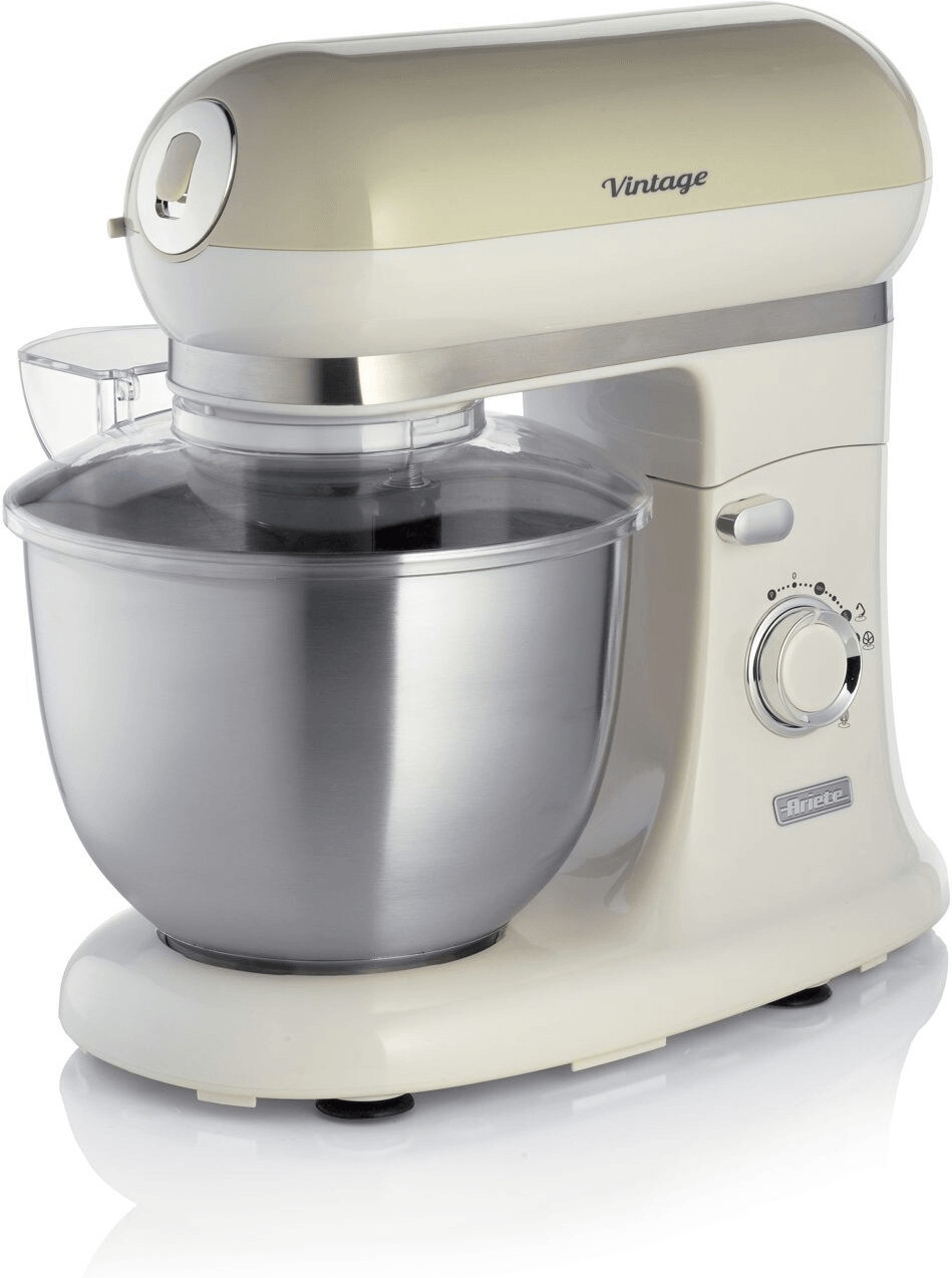 foto del prodotto ariete 1588 impastatrice planetaria pane, pizza e dolci 7 velocit 3 fruste 5,5 litri acciaio inox 2400 watt linea vintage celeste