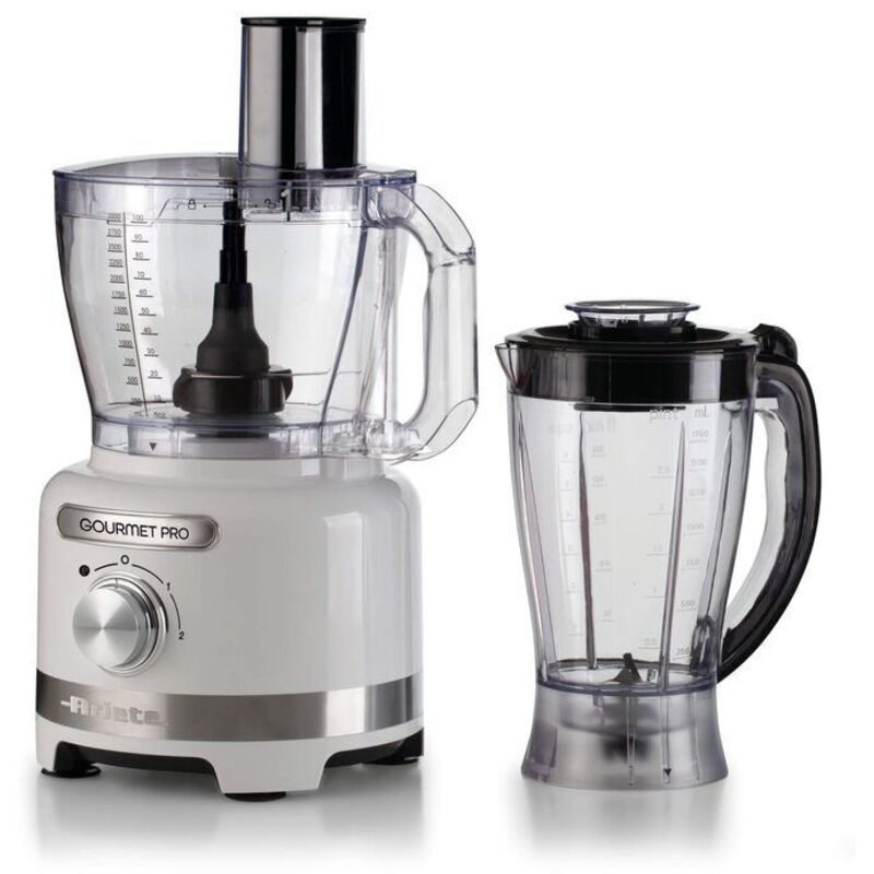 foto del prodotto ariete - 1782 gourmet pro moderna robot da cucina 3l 1000w bianco con frullatore