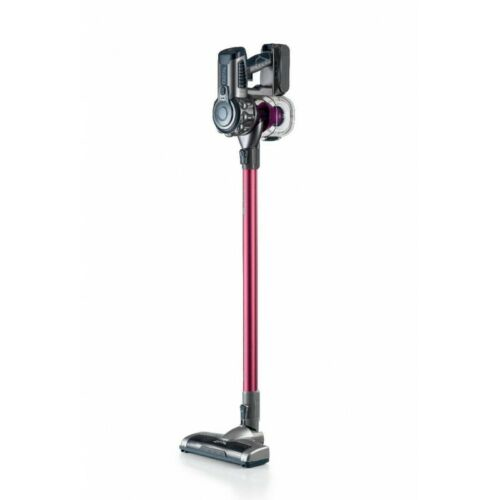 foto del prodotto ariete 2758 22v digital lithium scopa elettrica cordless con motore digitale 3 livelli di filtrazione kit accessori incluso rosa