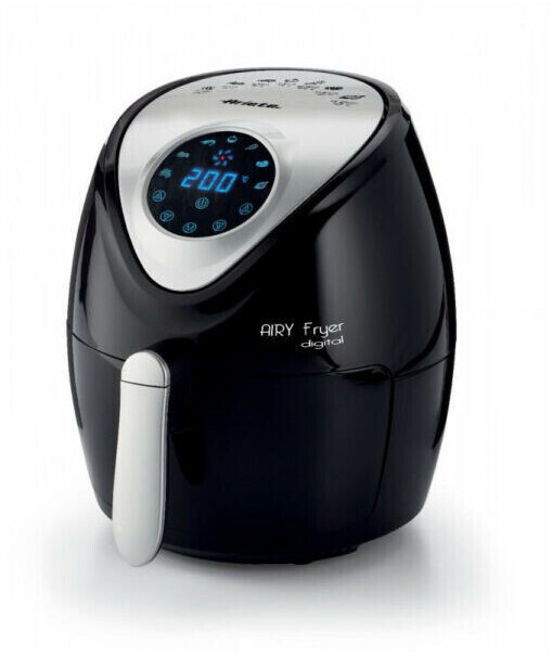 foto del prodotto ariete 4616 airy fryer digital friggitrice ad aria frigge senza grassi e olio 7 programmi preimpostati 1300 watt 3,5 litri nero