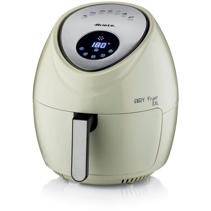 foto del prodotto ariete 4618 airy fryer xxl friggitrice ad aria frigge 2,5 kg di patatine fritte 7 litri cottura senza olio e grassi 1800 watt beige
