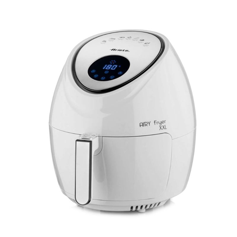 foto del prodotto ariete 4618 airy fryer xxl friggitrice ad aria frigge 2,5 kg di patatine fritte 7 litri cottura senza olio e grassi 1800 watt bianco
