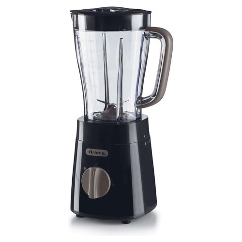 foto del prodotto ariete 576 frullatore breakfast, frullatore, 500w, 4 lame in acciaio inox, 2 velocit funzione pulse, capacit 1,5 l, piedini antiscivolo, coperchio superiore, dark sahara grey