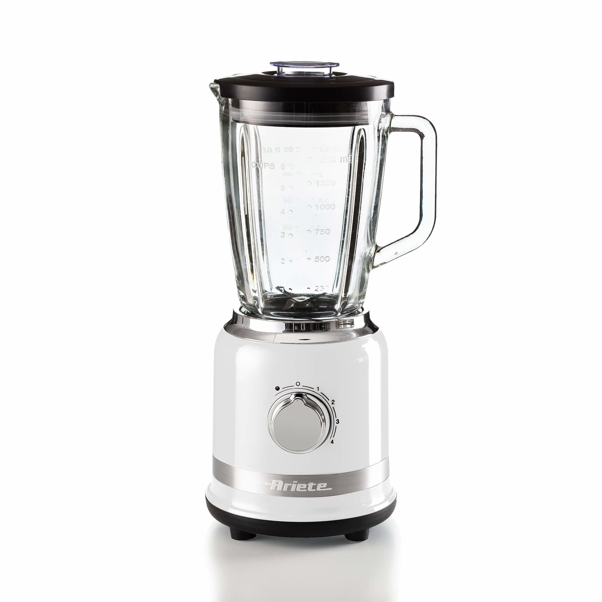 foto del prodotto ariete 585 frullatore moderna bianco 1000 w capacit tazza vetro 1,5 l 4 velocit 4 lame