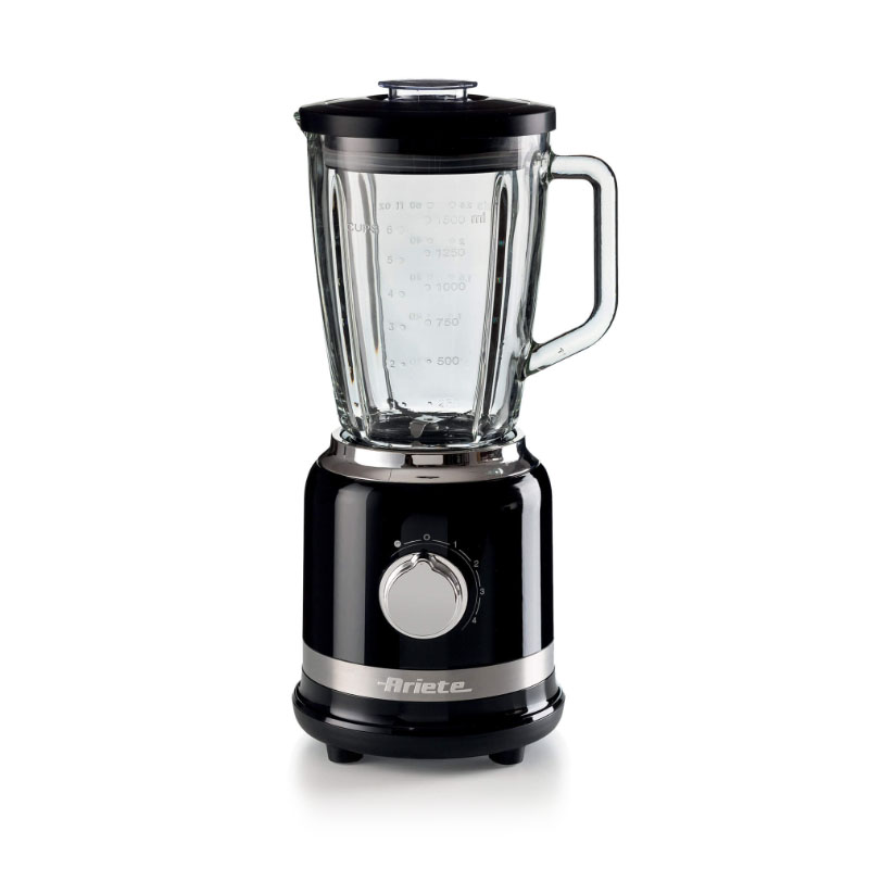 foto del prodotto ariete 585 frullatore moderna nero 1000 w capacit tazza vetro 1,5 l 4 velocit 4 lame