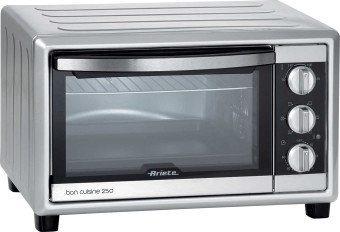 foto del prodotto ariete 984 forno elettrico ventilato 25 litri bon cuisine 250 doppio vetro temperatura max 230 1500 watt 6 posizioni cottura timer 60 