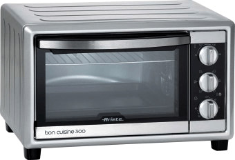 foto del prodotto ariete 985 forno elettrico ventilato 30 litri bon cuisine 300 doppio vetro temperatura max 230 1500 watt 6 posizioni cottura timer 60 