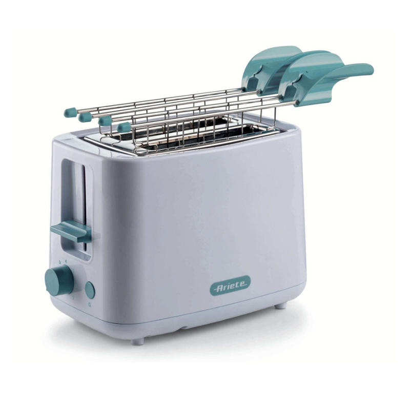 foto del prodotto ariete breakfast 0157 04 tostapane elettrico 7 livelli doratura espulsione automatica 760w