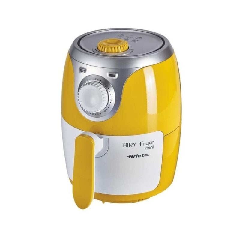 foto del prodotto ariete friggitrice ad aria airy fry mini4615 giallo 1000 watt
