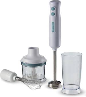 foto del prodotto ariete frullatore ad immersione 601 tritatutto bianco celete 700w