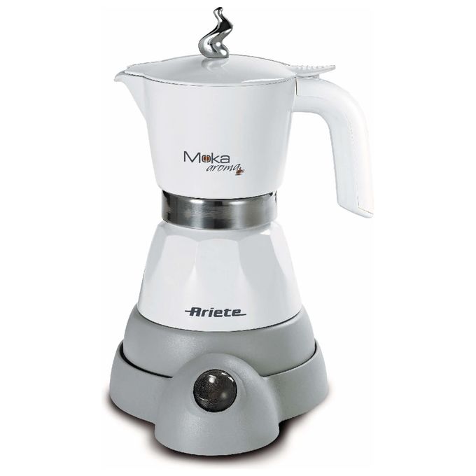 foto del prodotto ariete i358a moka aroma elettrica 4 tazze bianco