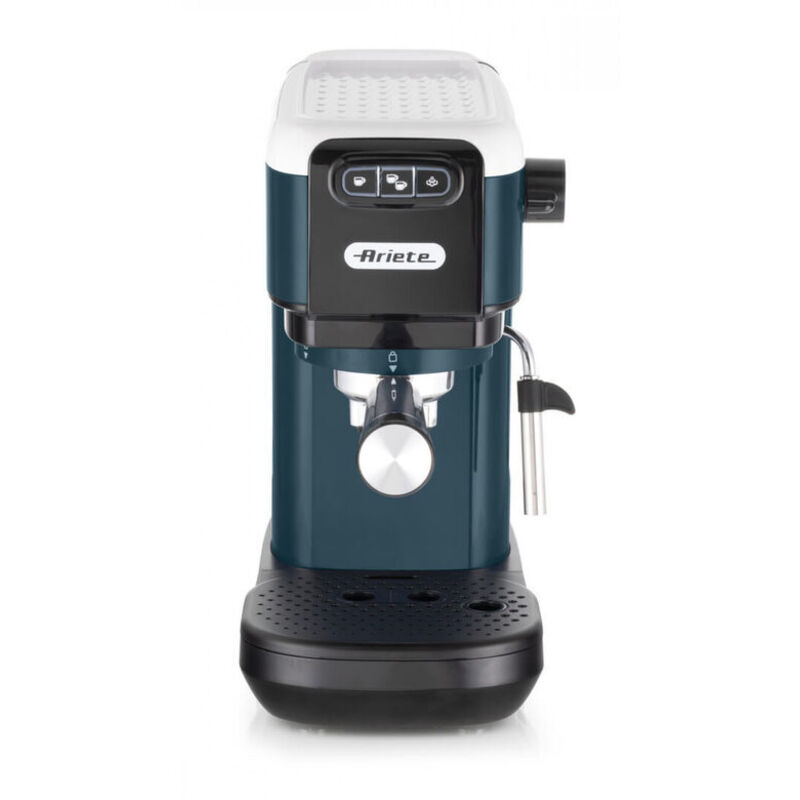 foto del prodotto ariete - macchina caffè espresso 1399 bianca 1300w 15 bar cialde e.s.e. e macinato