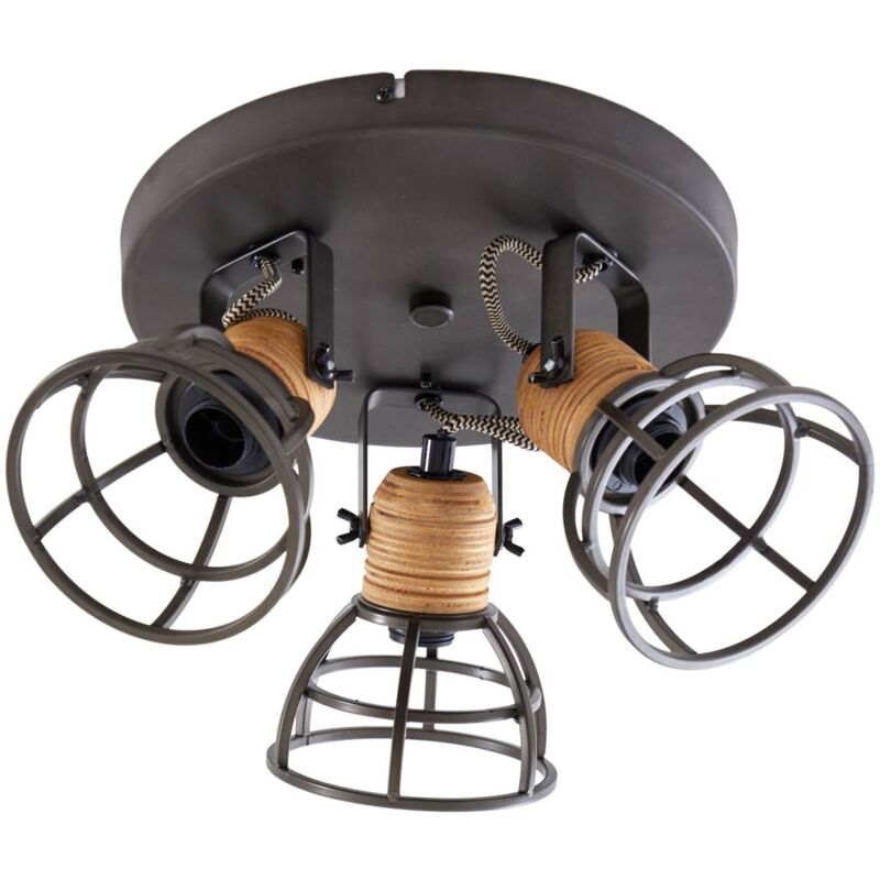 foto del prodotto arinthea' in nero da metallo - lindby