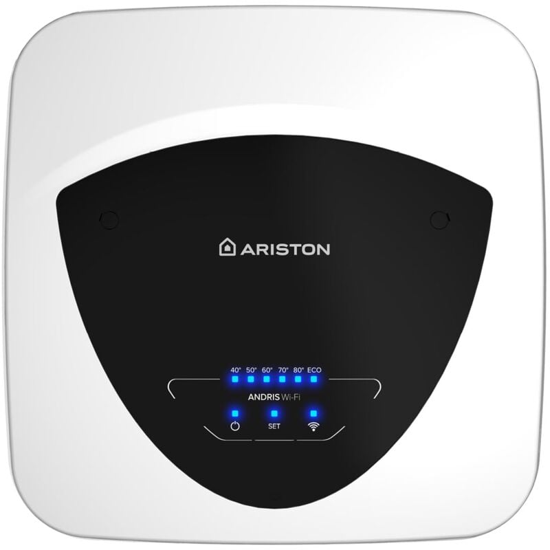 foto del prodotto ariston andris elite wifi - scaldabagno elettrico 15 litri u 5 eu istantaneo sopralavello 36x34x36 - boiler elettrico con pacchetto abs per risparmio