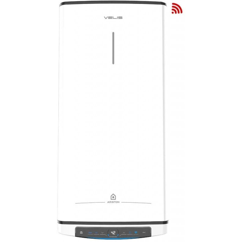 foto del prodotto ariston group scaldabagno elettrico piatto da 80 litri velis pro dry wifi.