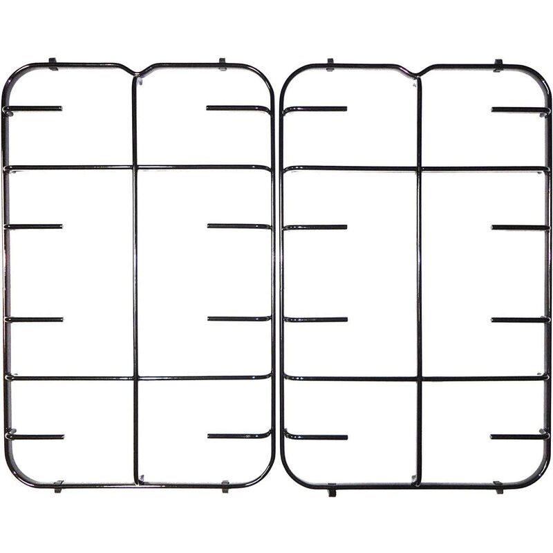 foto del prodotto ariston hotpoint indesit griglia cucina gas 2 fuochi nera cm.45,5 x 28,5 2 pz