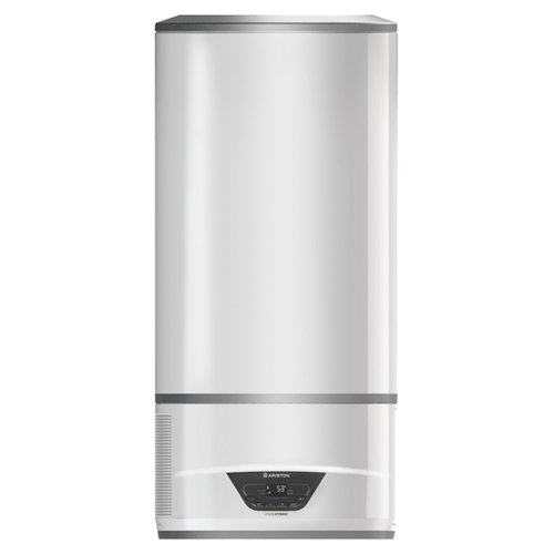 foto del prodotto ariston lydos hybrid wi fi 100 orizzontale verticale ibrido con e senza serbatoio sistema di caldaia combinato bianco