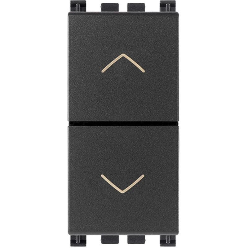 foto del prodotto arke' pulsante interbloccato no+no 10a 19062 - vimar