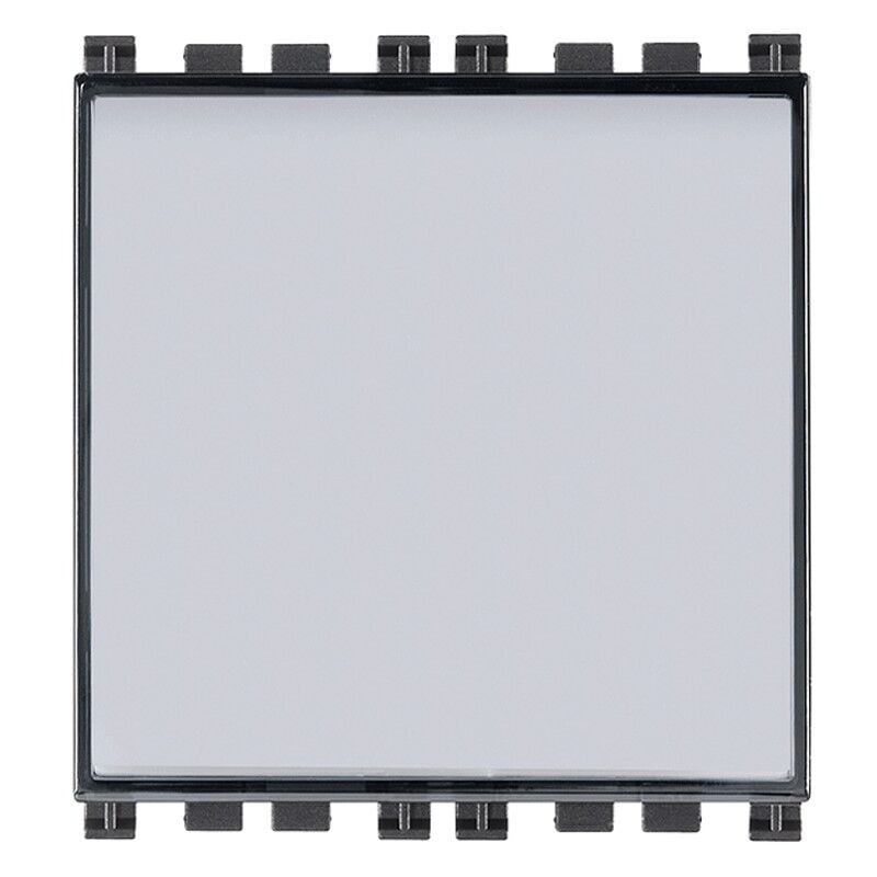 foto del prodotto arke pulsante portanome 1p 10a grigio 19050 vimar