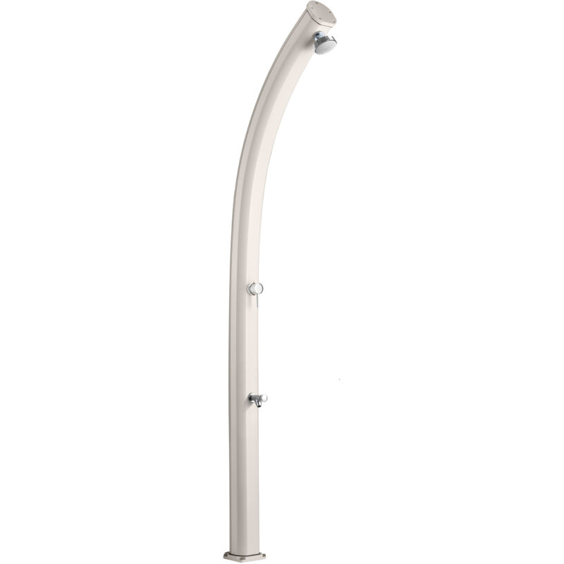 foto del prodotto arkema design doccia da giardino miscelatore e lavapiedi arkema jolly bianco crema