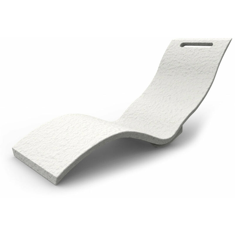 foto del prodotto arkema design sedia a sdraio in polietilene serendipity chaise blu