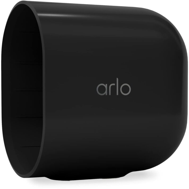 foto del prodotto arlo cover singola, nera, compatibile con telecamera di sicurezza esterna wireless go 2 3g 4g lte, resistente alle intemperie accessorio