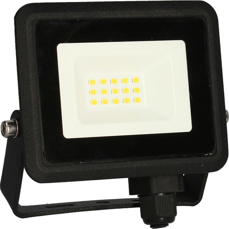 foto del prodotto arlux lighting faretto da parete kreon 2 ip65, 10w, 4000k, 1000lm, nero