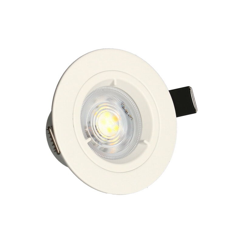 foto del prodotto arlux lighting - kit 3 faretti da incasso bianchi jade fixed module 5w, 2-cct, 400lm, 85