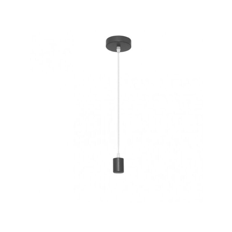 foto del prodotto arm.pendant face 1xe27 nero regx10x10 cm
