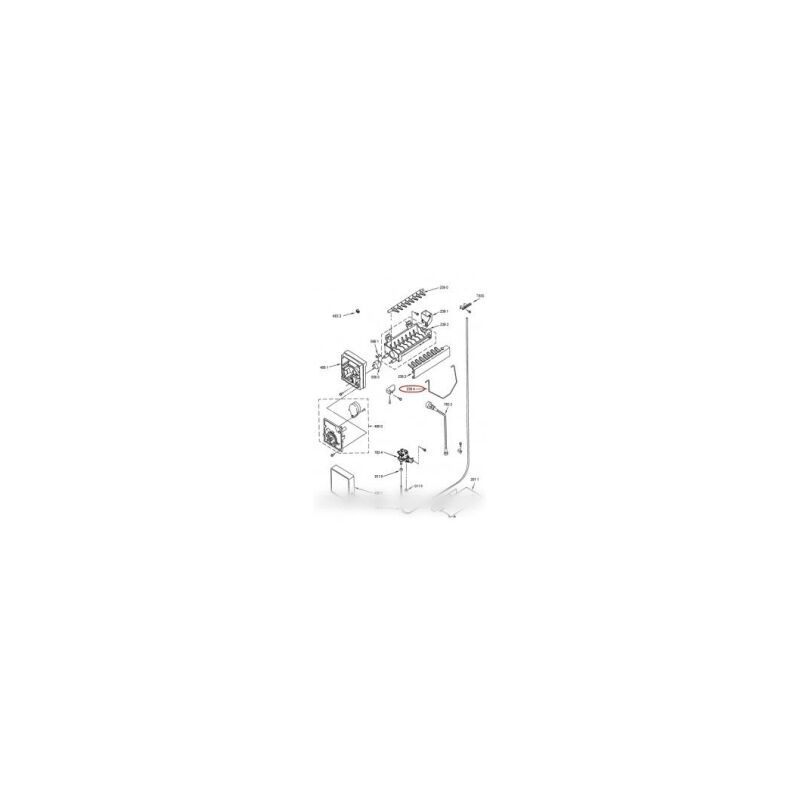 foto del prodotto arm stop per frigorifero whirlpool freezer 481246088301