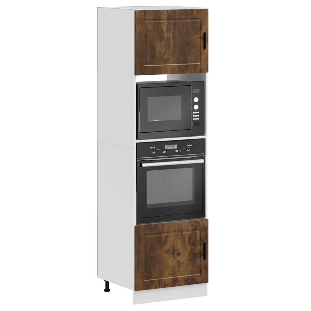 foto del prodotto armadi forno 2 pz porto rovere fumo in legno multistrato
