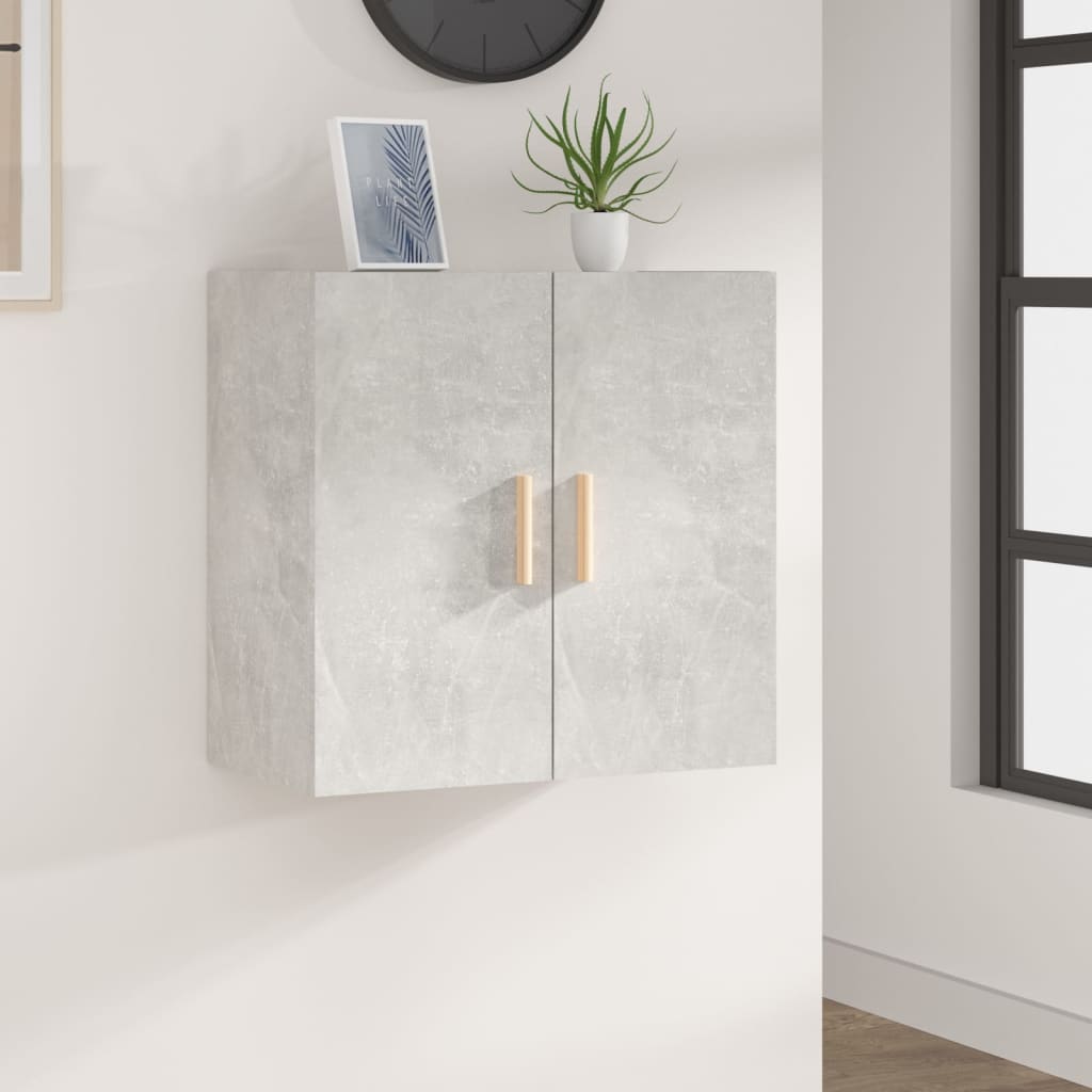 foto del prodotto armadietto a muro grigio cemento 60x30x60 cm legno multistrato