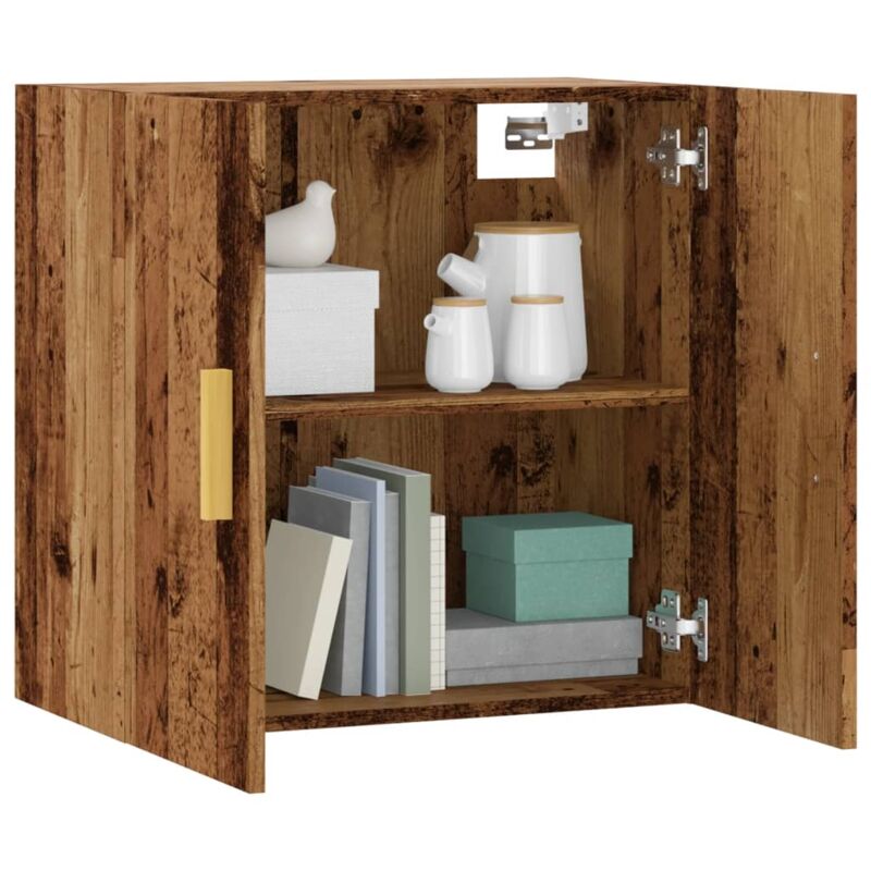 foto del prodotto armadietto a muro legno vecchio 60x31x60 cm in truciolato vidaxl