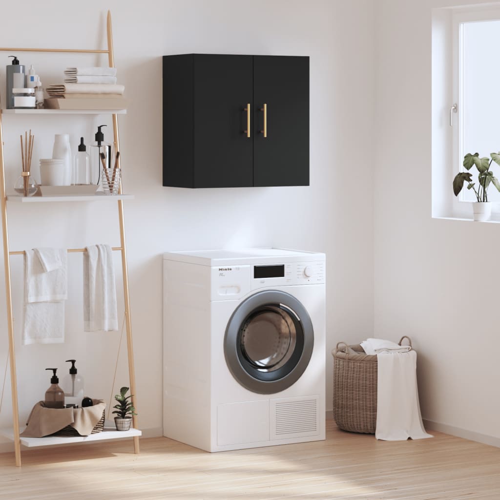 foto del prodotto armadietto a muro nero 60x31x60 cm in legno multistratocod mxl 105994