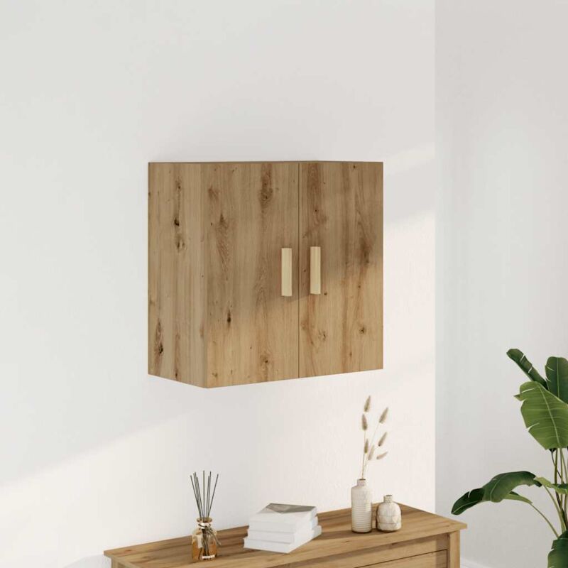 foto del prodotto armadietto a muro rovere artigianale 60x31x60 cm in truciolato vidaxl