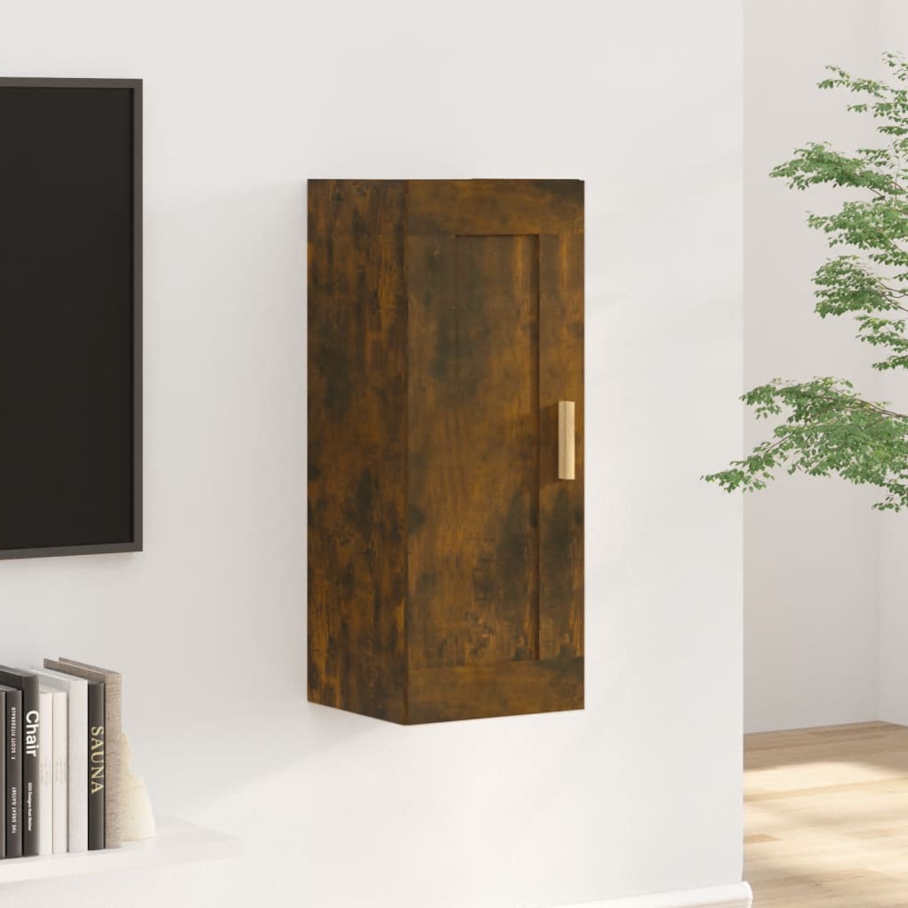 foto del prodotto armadietto a muro rovere fumo 35x34x90 cm in legno multistrato cod mxl 32757